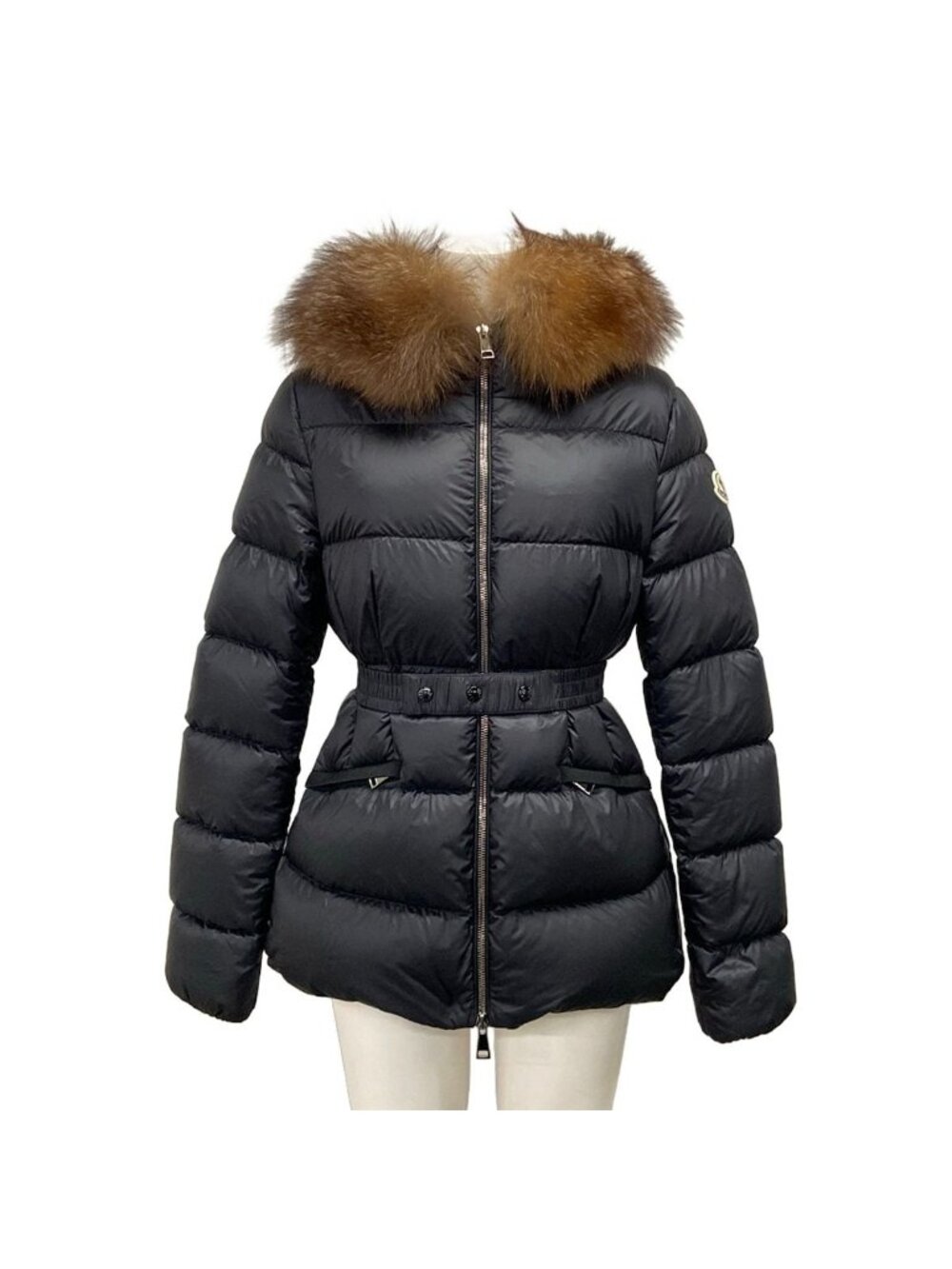 Moncler Down Coat XS Boed Giubbotto Jacket Black Long Sleeve Winter 00